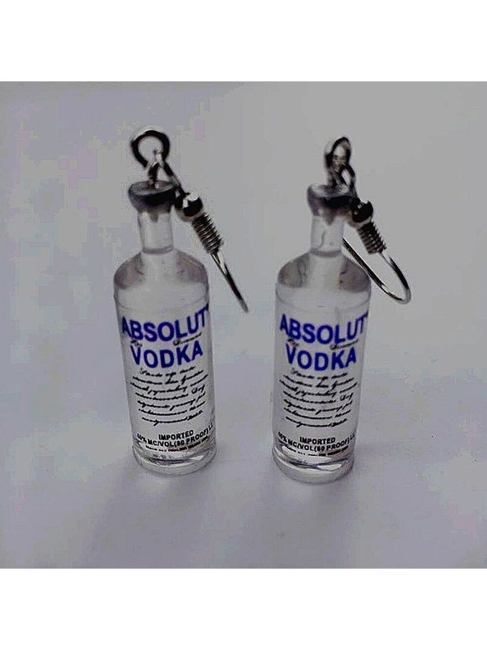Bottle Shaped Earrings Fun for Summer Pool Party Beach Camping